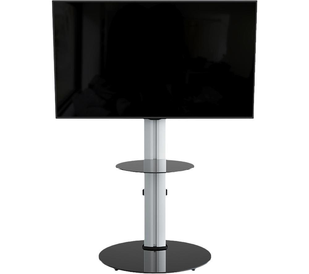 AVF Eno 600 mm TV Stand with Bracket for up to 55" TVs - Silver & Black image number 9 of 9