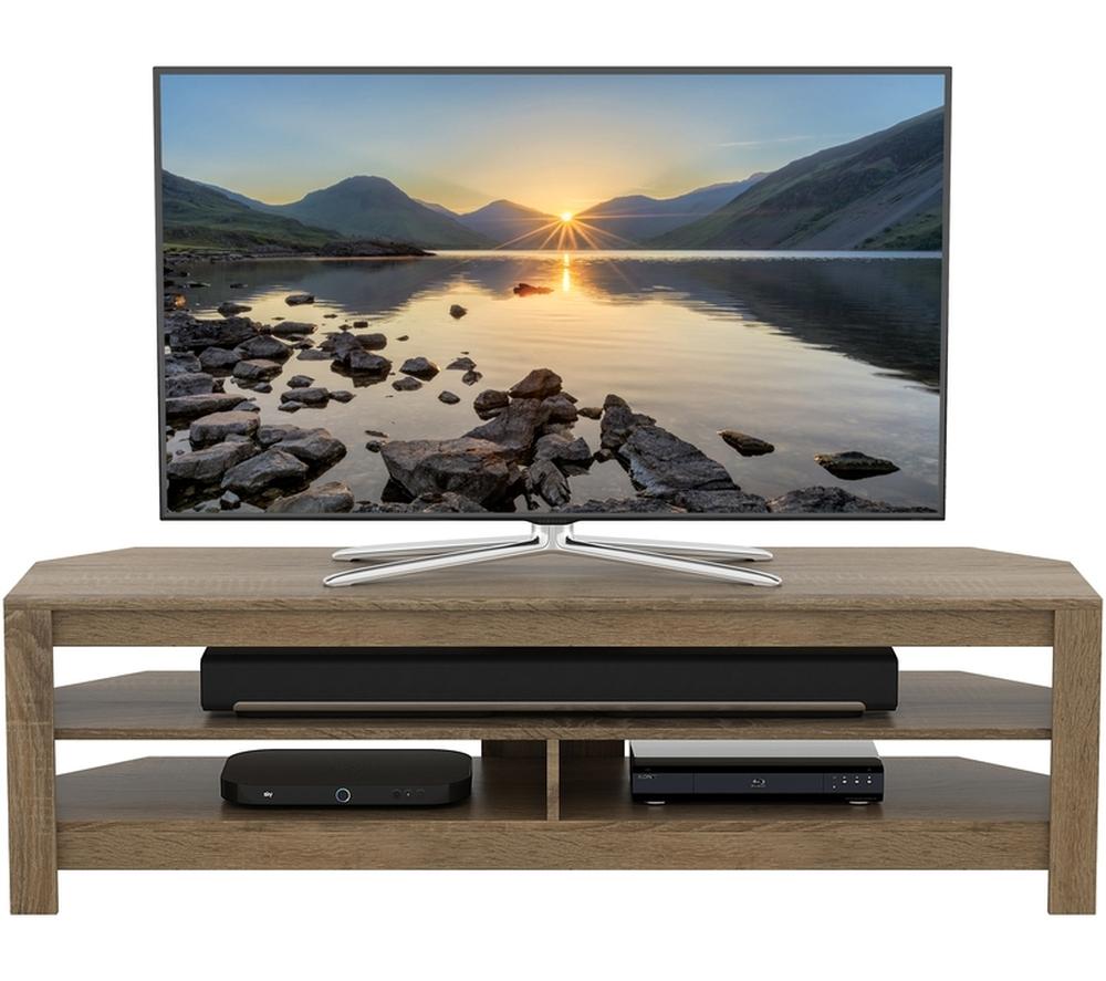 AVF Calibre CA140GO 1400 mm TV Stand for up to 65" TVs &ndash; Rustic Sawn Oak image number 3 of 6