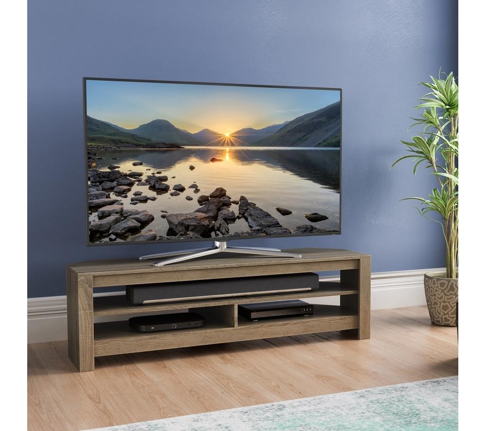 AVF Calibre CA140GO 1400 mm TV Stand for up to 65" TVs &ndash; Rustic Sawn Oak image number 5 of 6