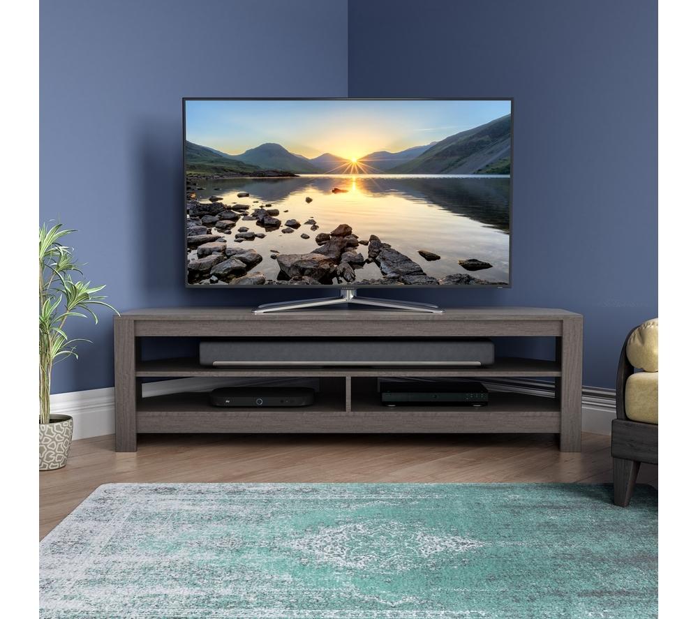 AVF Calibre CA140GRE 1400 mm TV Stand for up to 65" TVs &ndash; Grey Oak image number 4 of 7