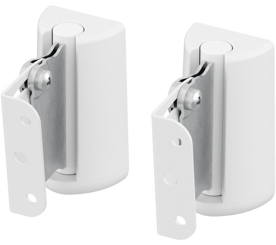 AVF AK55W Wall Mount Tilt & Swivel Speaker Bracket Pair - White