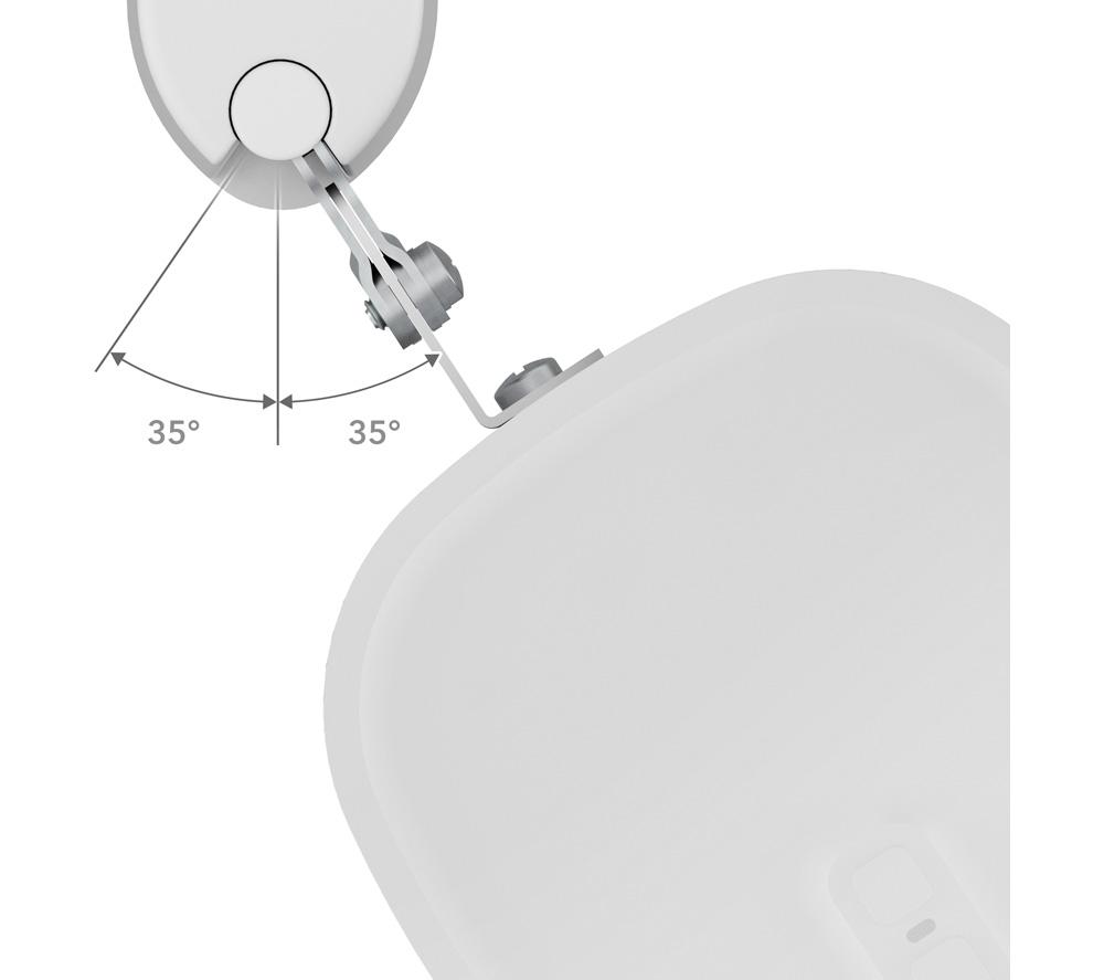 AVF AK55W Wall Mount Tilt & Swivel Speaker Bracket Pair - White image number 4 of 7