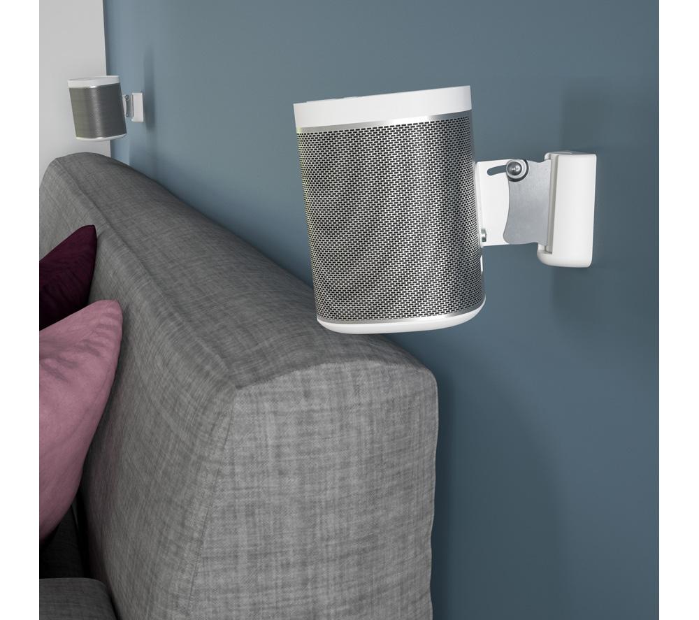 AVF AK55W Wall Mount Tilt & Swivel Speaker Bracket Pair - White image number 5 of 7