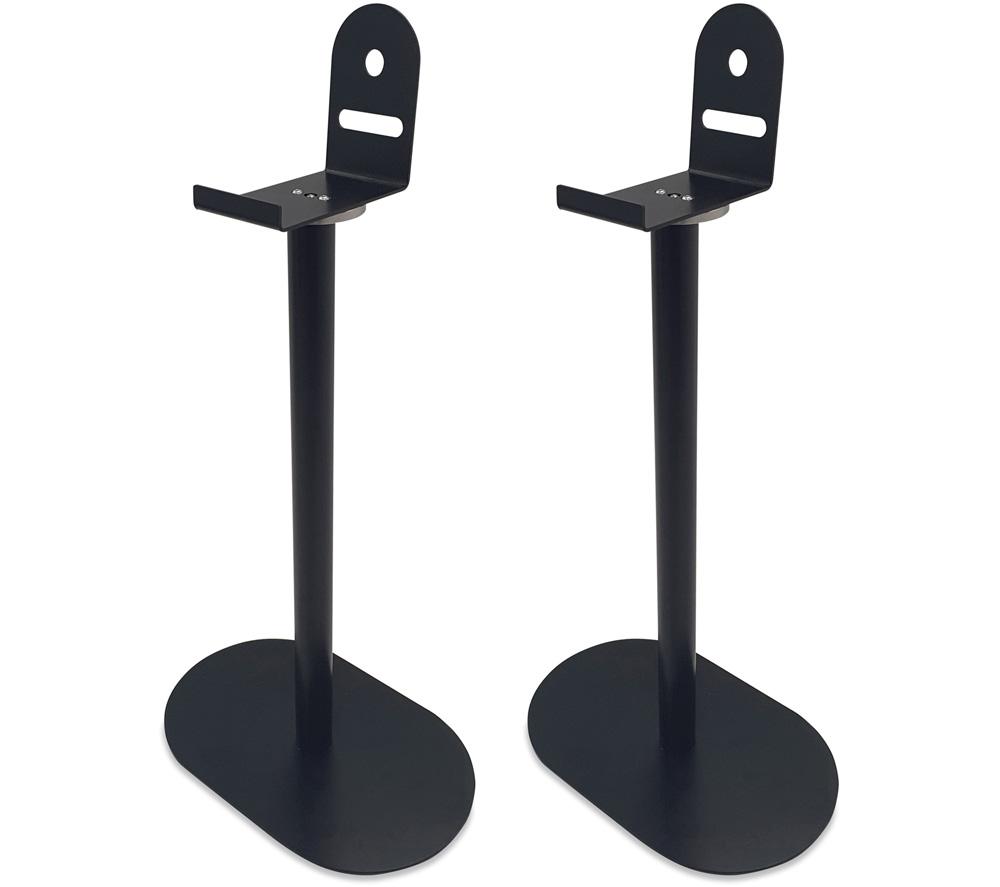 AVF Speaker Floor Stand Pair Compatible with Sonos 5 and Play 5 - Stand Mount Pair of Stands x 2 for Sonos 5 Speakers Gen 1, Black