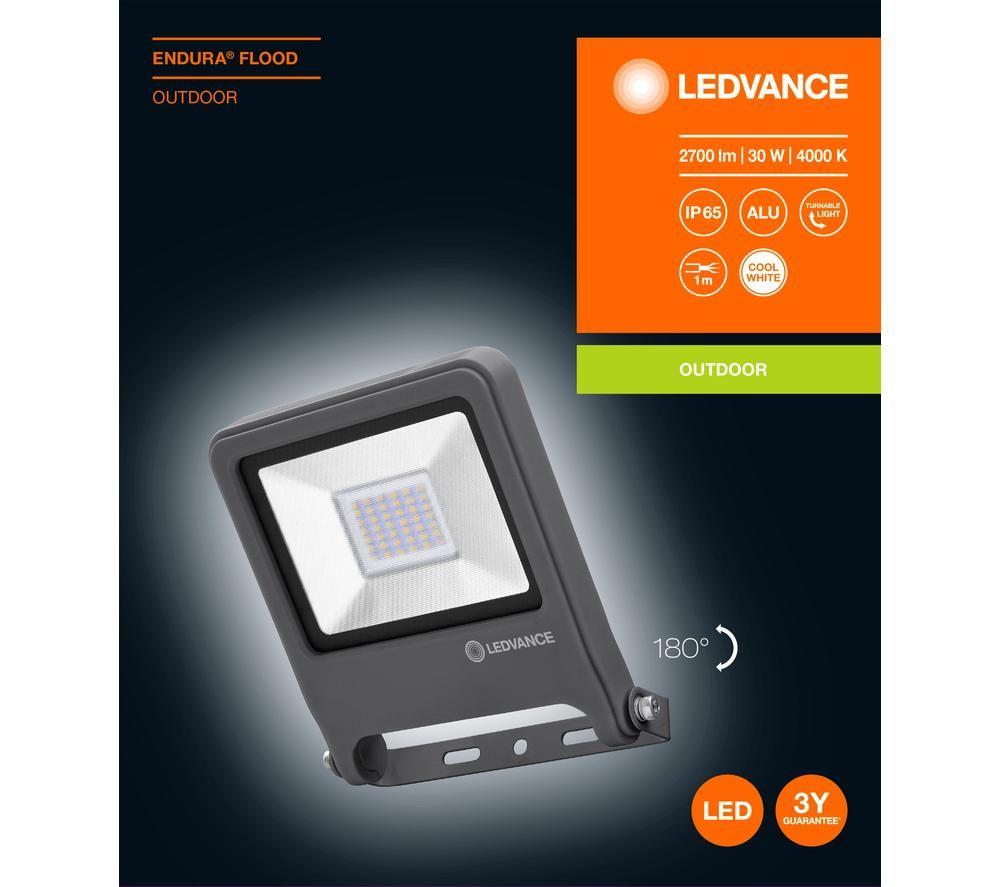 LEDVANCE Endura LV206700 LED Floodlight - Grey, Cool White Light, 3.9 cm image number 3 of 5