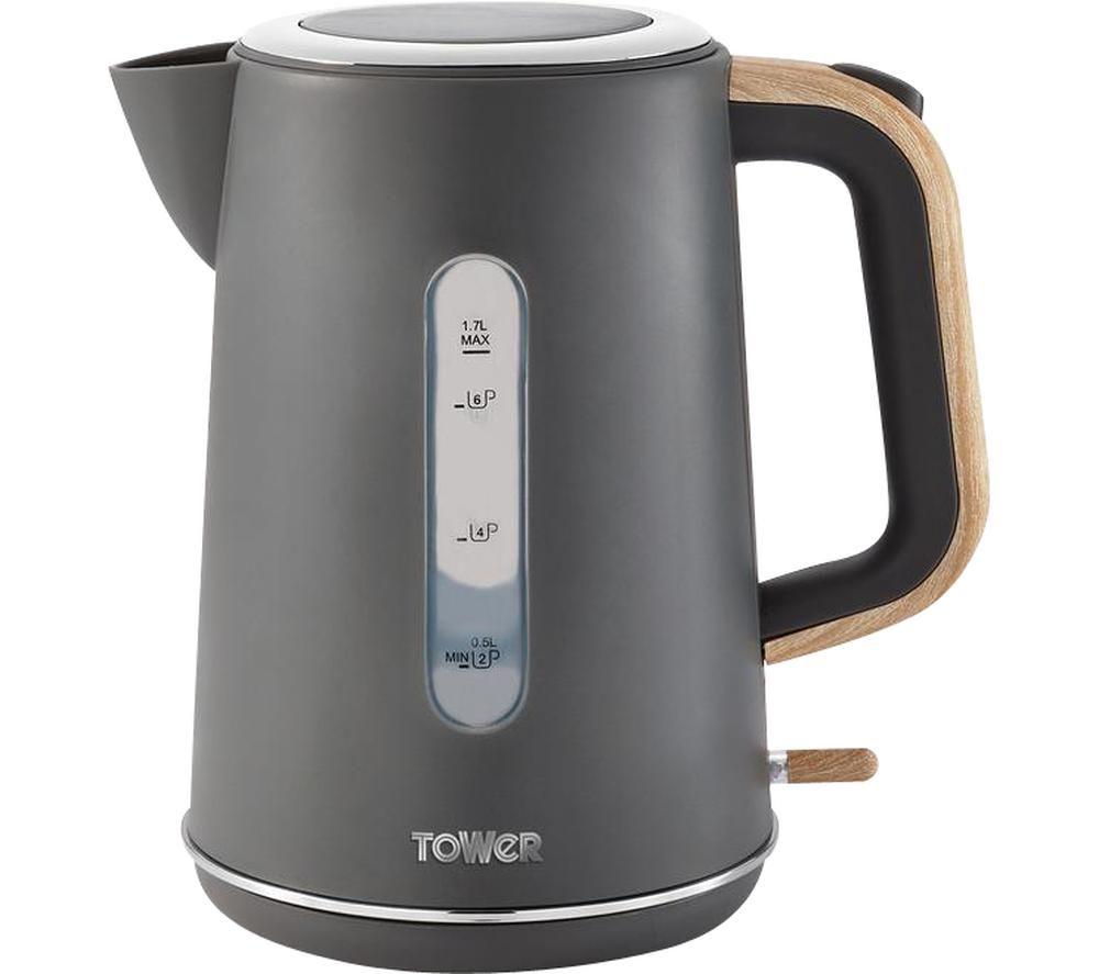 Buy TOWER Scandi T10037G Jug Kettle Grey Currys