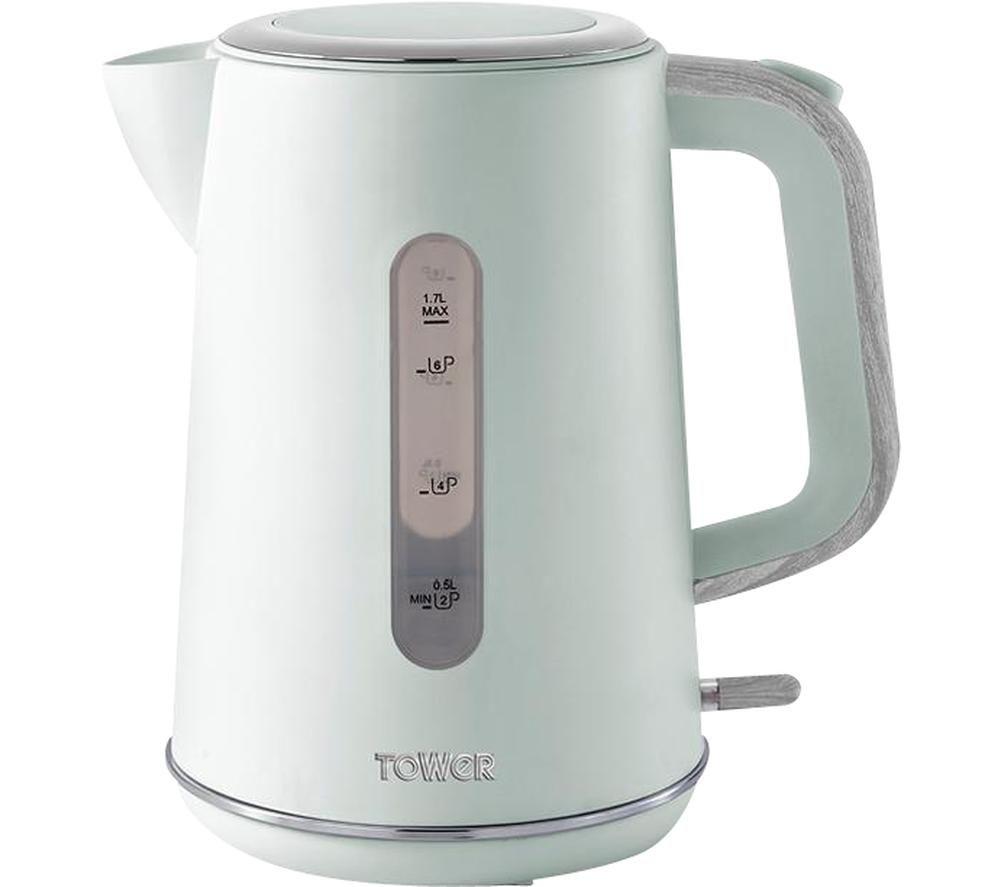TOWER Green Plastic kettles Cheap deals at Currys