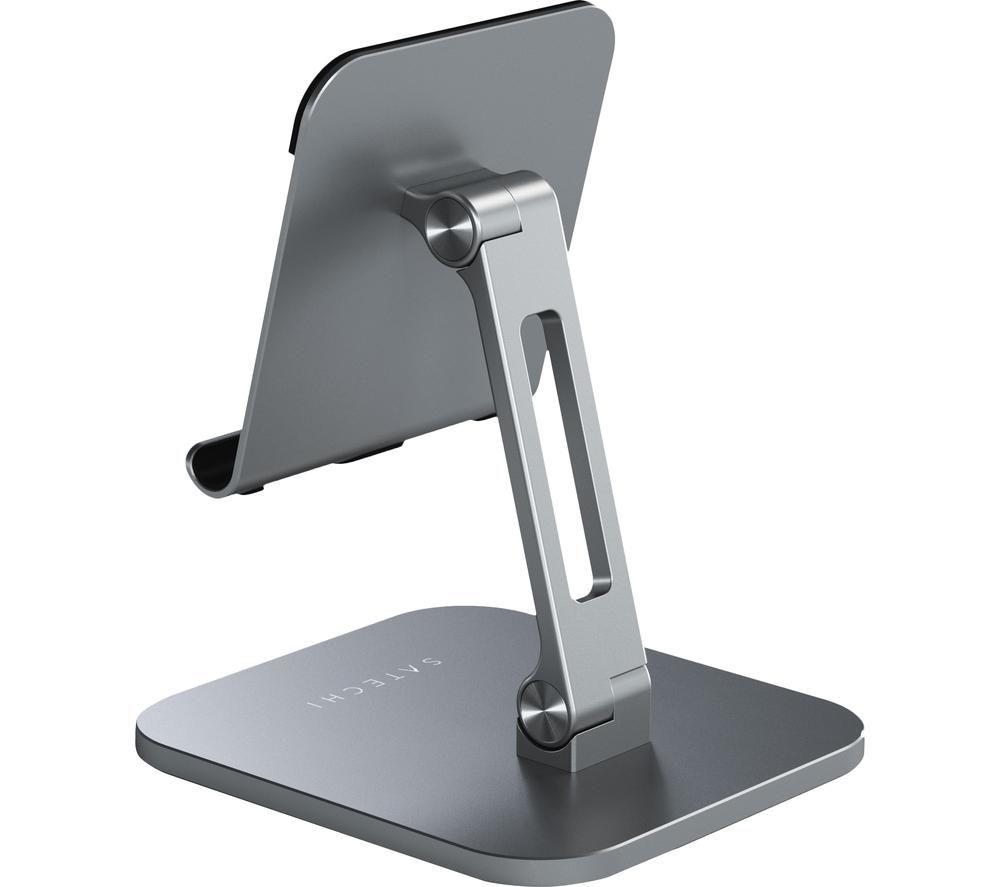 SATECHI Aluminium Desktop iPad & Tablet Stand - Silver & Black image number 3 of 9