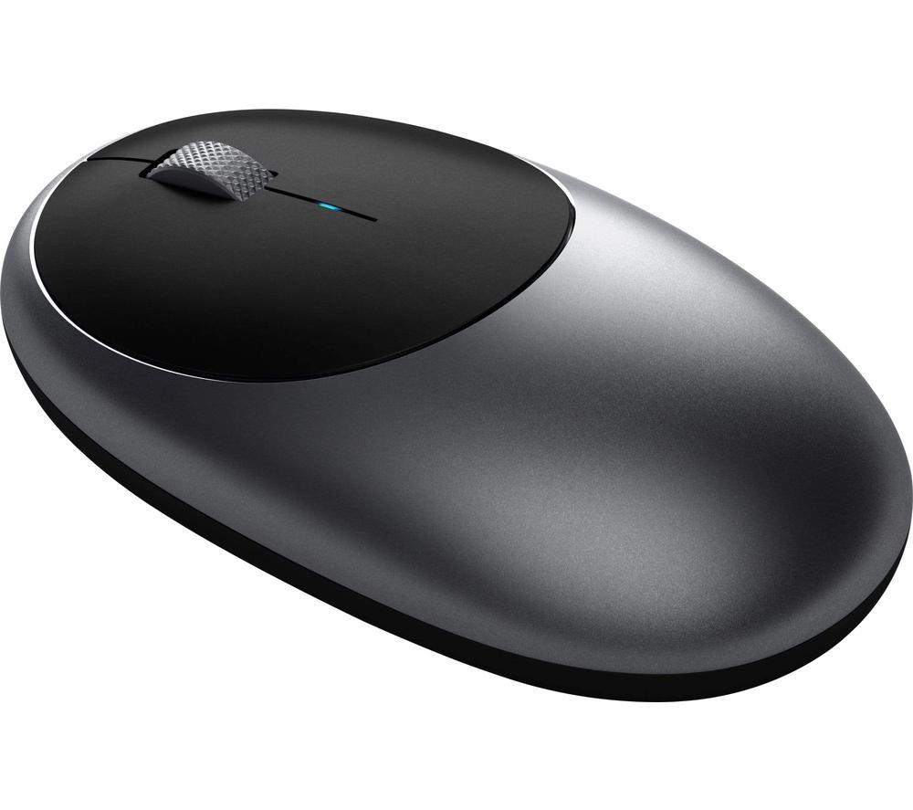 Image of SATECHI M1 Wireless Optical Mouse - Space Grey, Silver/Grey