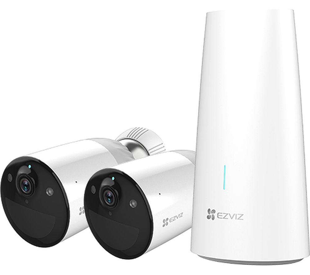 EZVIZ BC1-B2 Outdoor Full HD 1080p WiFi Security Camera - 2 Cameras, White