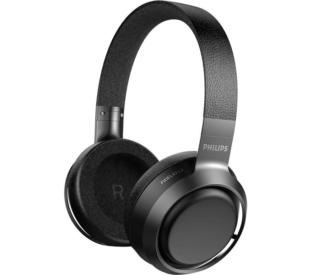 Philips Fidelio L3 Wireless Bluetooth Noise-Cancelling Headphones ...