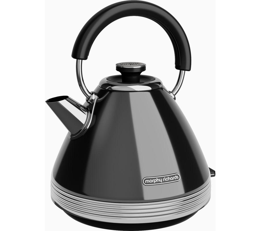 Morphy richards black kettle and outlet toaster