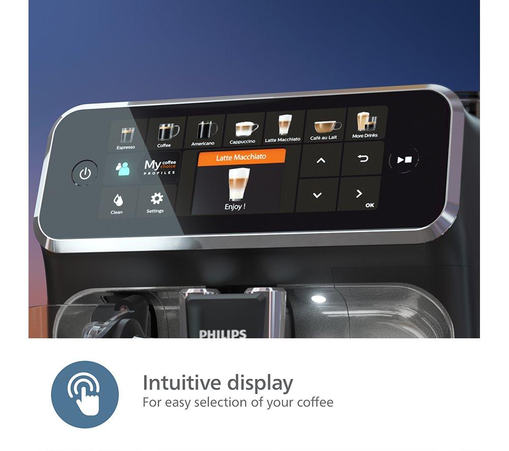 PHILIPS LatteGo EP5446/70 Bean to Cup Coffee Machine - Black image number 7 of 14