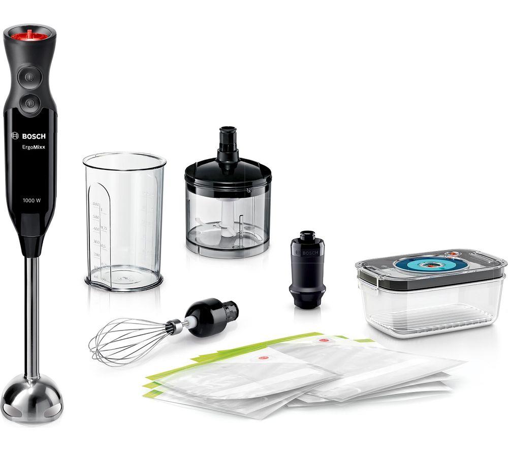 BOSCH ErgoMixx MS6CB61V5G Hand Blender - Black & Silver