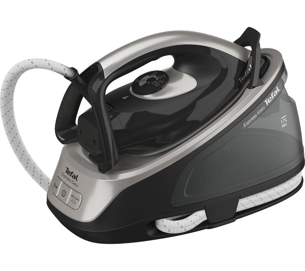 Image of TEFAL Express Easy SV6140 Steam Generator Iron - Black & Grey