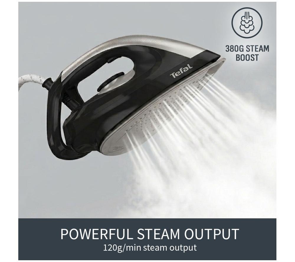 TEFAL Express Easy SV6140 Steam Generator Iron - Black & Grey image number 3 of 10