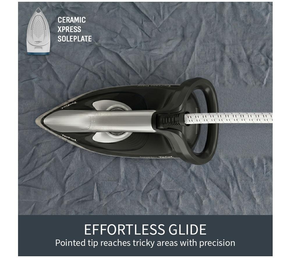 TEFAL Express Easy SV6140 Steam Generator Iron - Black & Grey image number 6 of 10