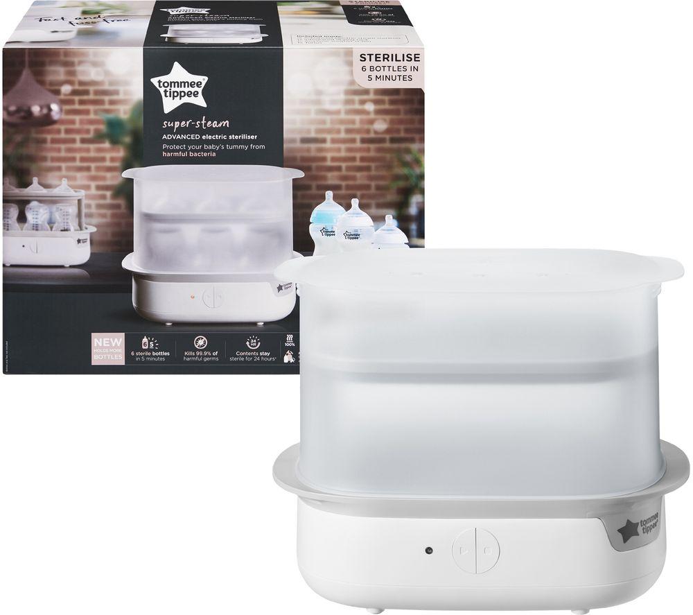 TOMMEE TIPPEE 423221 Super-steam Advanced Electric Bottle Steriliser - White image number 3 of 4