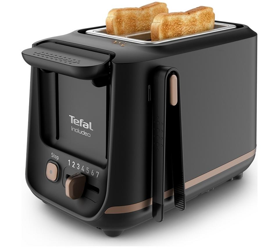 TEFAL Includeo TT533840 2-Slice Toaster - Black