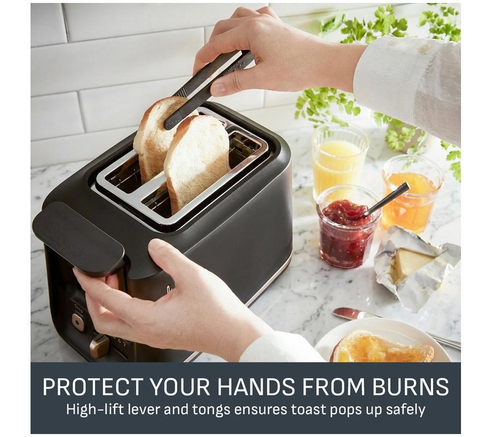 TEFAL Includeo TT533840 2-Slice Toaster - Black image number 5 of 11