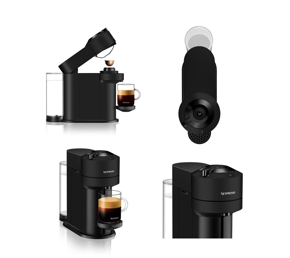 NESPRESSO by Krups Vertuo Next X910N40 Pod Coffee Machine - Black image number 8 of 9