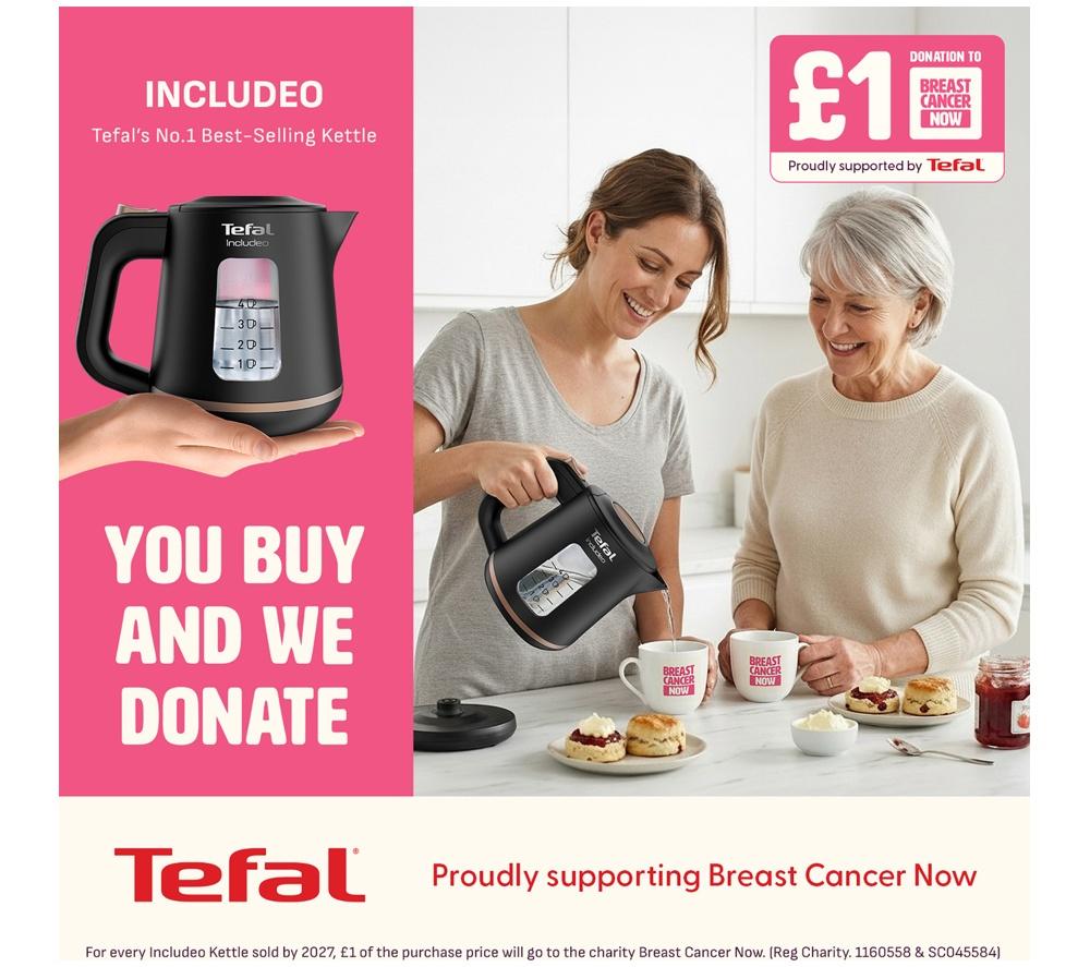 TEFAL Includeo KI533840 Jug Kettle &ndash; Black image number 3 of 10
