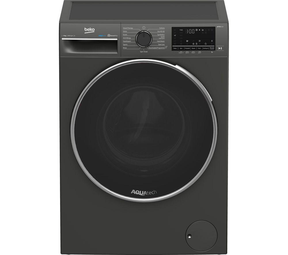 BEKO B5W5941AG Bluetooth 9 kg 1400 Spin Washing Machine ? Graphite, Black,Silver/Grey