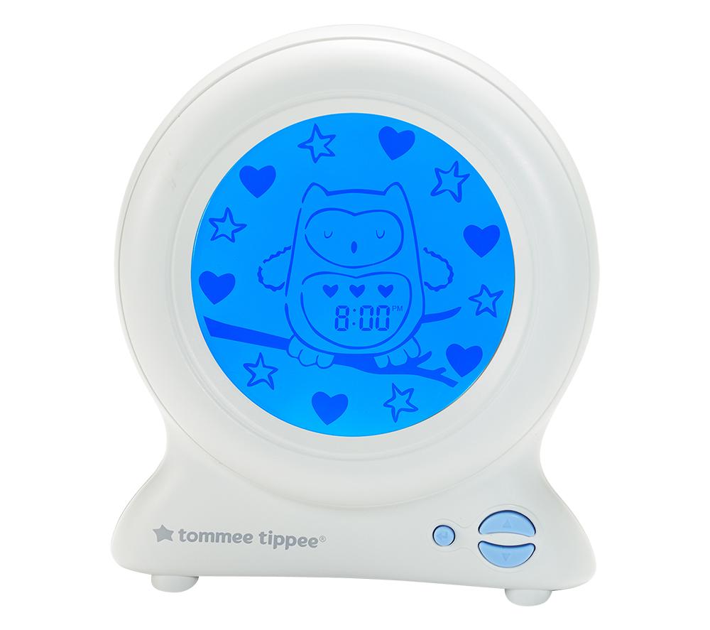 TOMMEE TIPPEE Groclock Baby Sleep Trainer Alarm Clock & Nightlight - White image number 4 of 7
