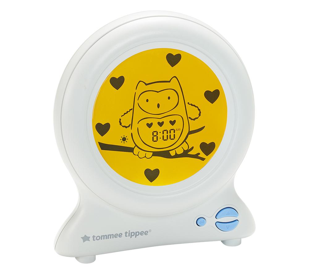 TOMMEE TIPPEE Groclock Baby Sleep Trainer Alarm Clock & Nightlight - White image number 5 of 7