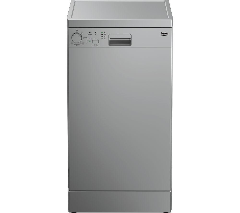 BEKO DFS05020S Slimline Dishwasher - Silver