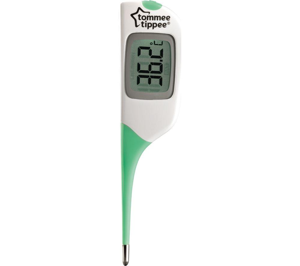 TOMMEE TIPPEE Digital 2-in-1 Pen Thermometer - White & Green
