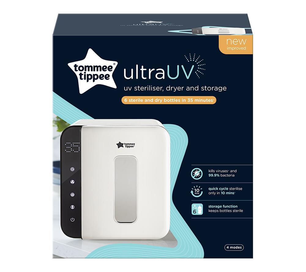 TOMMEE TIPPEE UV Bottle Steriliser Dryer - Black & White image number 5 of 5