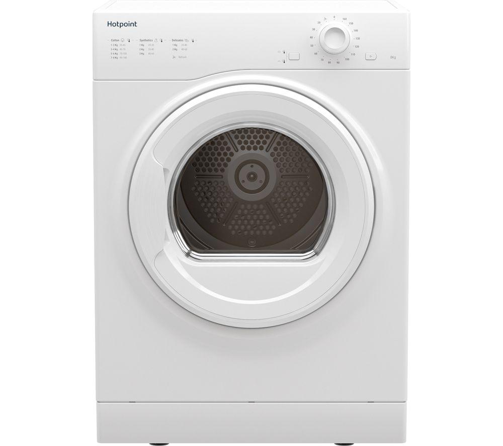 Buy HOTPOINT H1 D80W UK 8 kg Vented Tumble Dryer White Currys