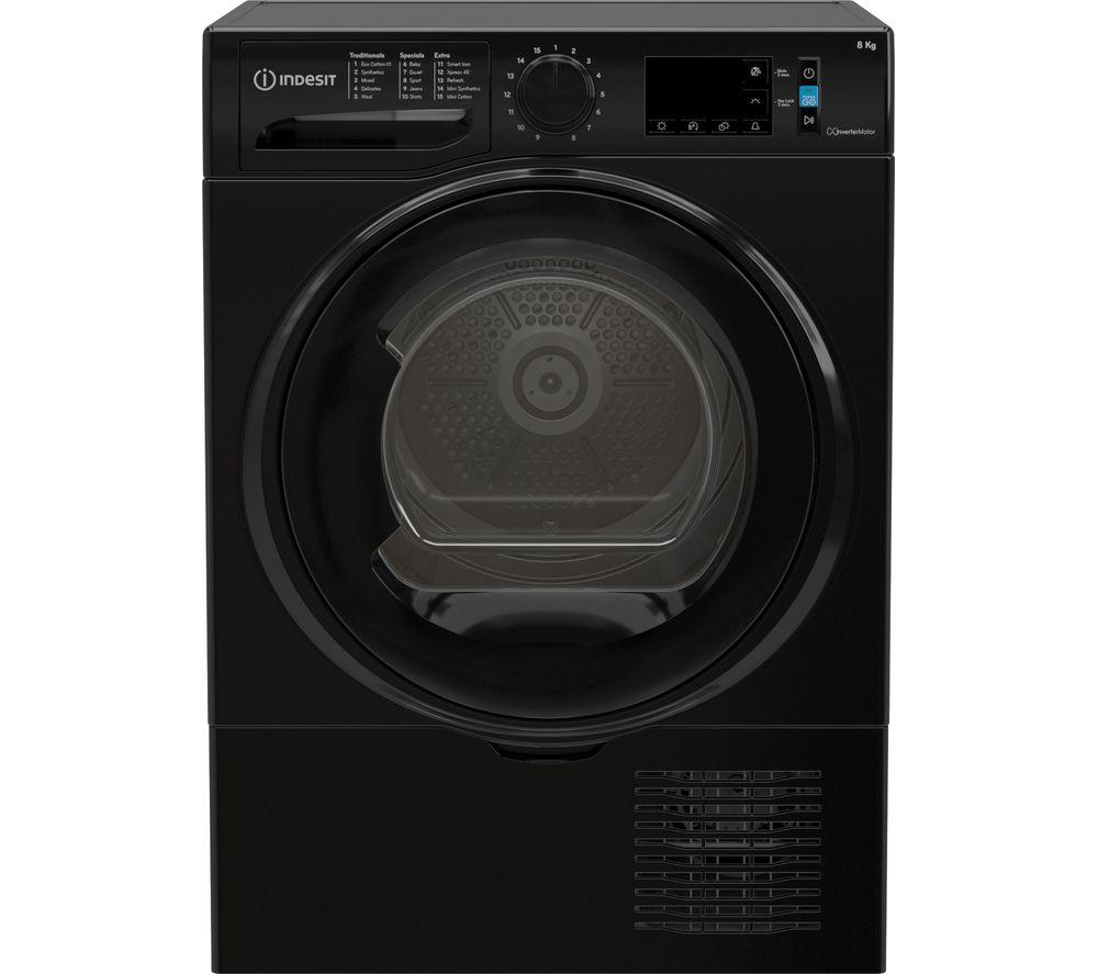 INDESIT I3 D81B UK 8 kg Condenser Tumble Dryer - Black