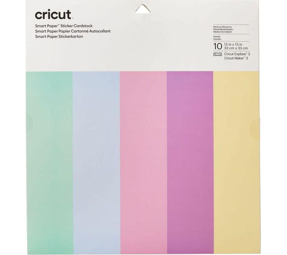 Click to view product details and reviews for Cricut Smart Paper Sticker Cardstock Pastels.