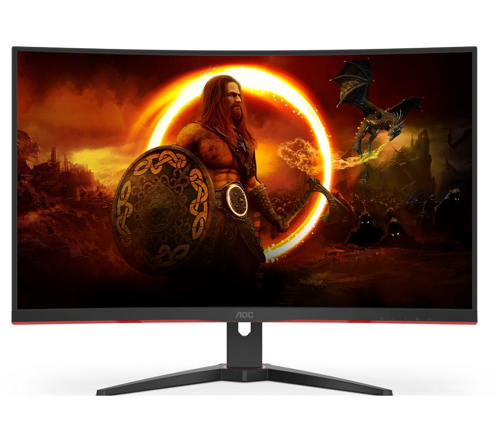 AOC C32G2ZE/BK Full HD 31.5inch Curved WLED Gaming Monitor - Black