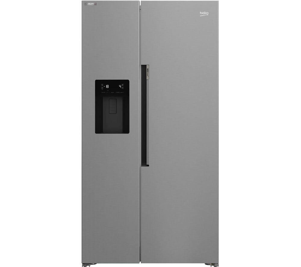 Buy BEKO Pro HarvestFresh ASP34B32VPS AmericanStyle Fridge Freezer