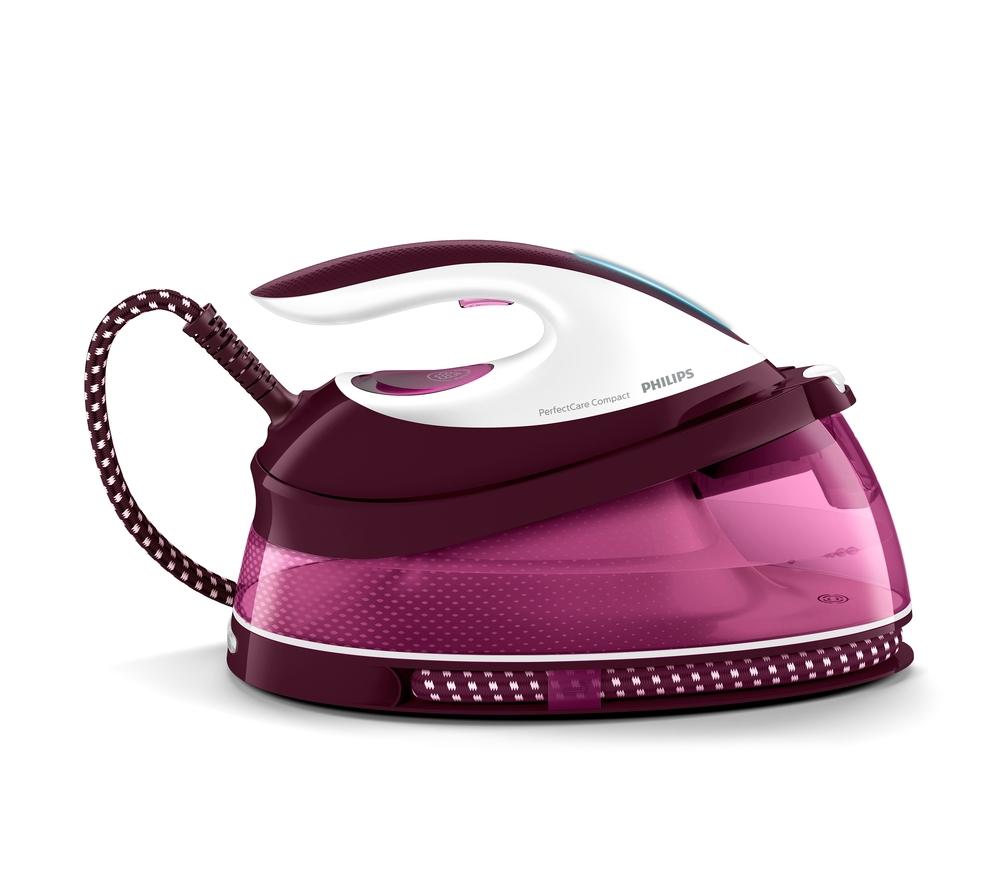 PHILIPS PerfectCare Compact GC7842/46 Steam Generator Iron - Purple