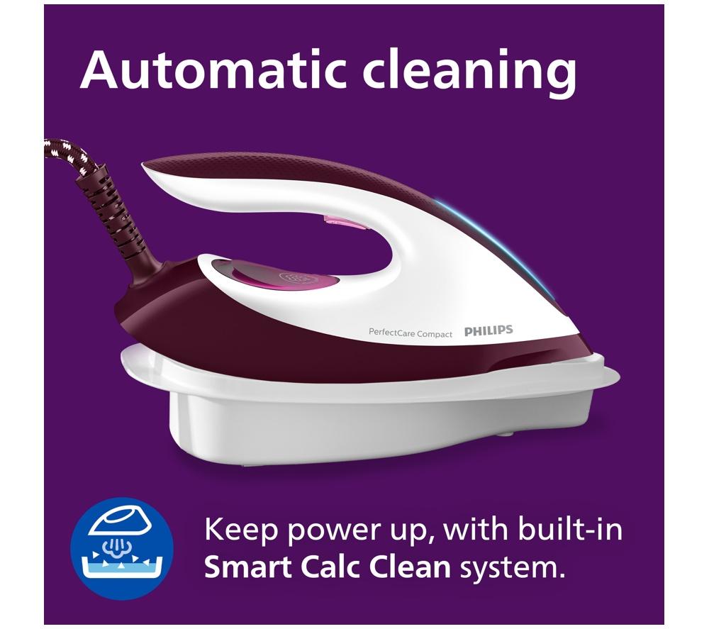 PHILIPS PerfectCare Compact GC7842/46 Steam Generator Iron - Rose image number 8 of 10