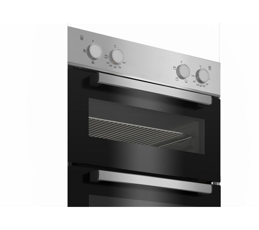 BEKO RecycledNet BBXDF21000S Electric Double Oven - Silver image number 4 of 9