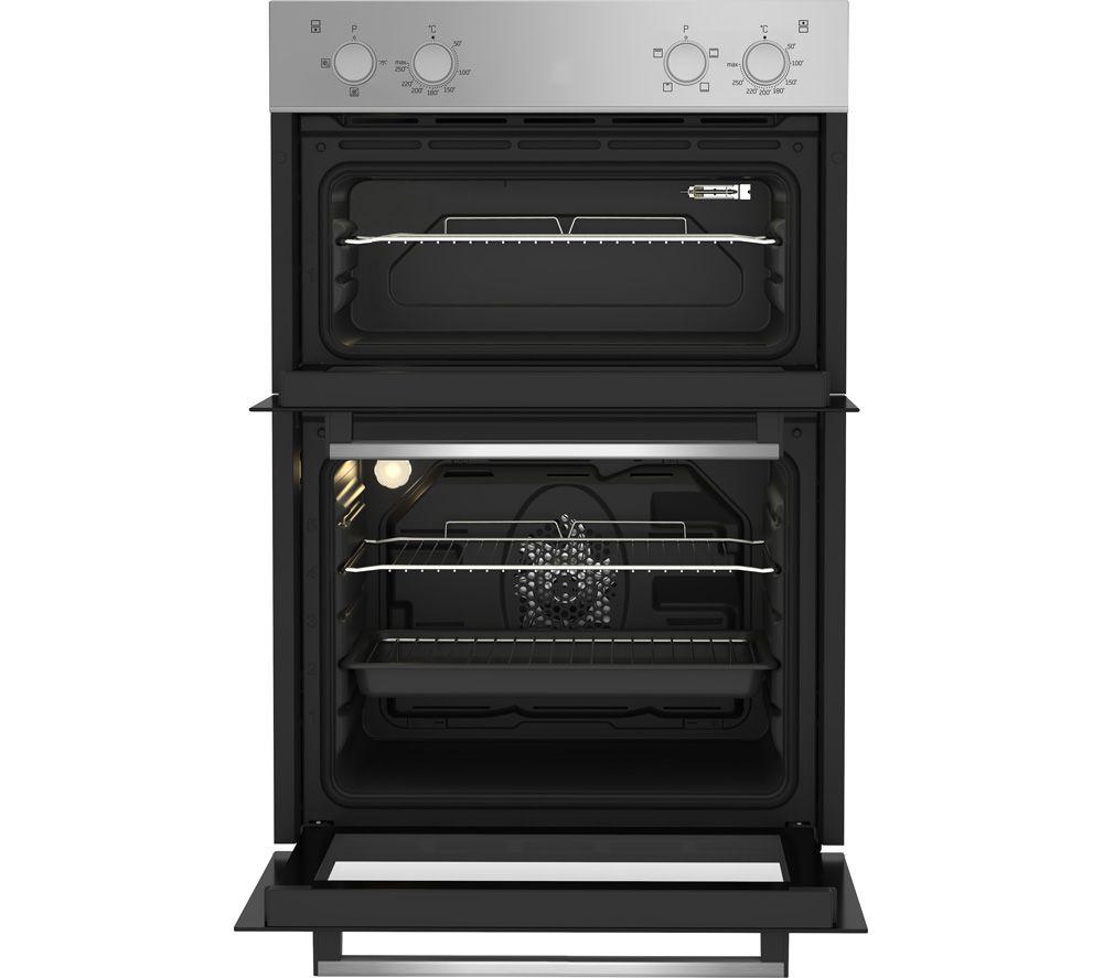 BEKO RecycledNet BBXDF21000S Electric Double Oven - Silver image number 6 of 9