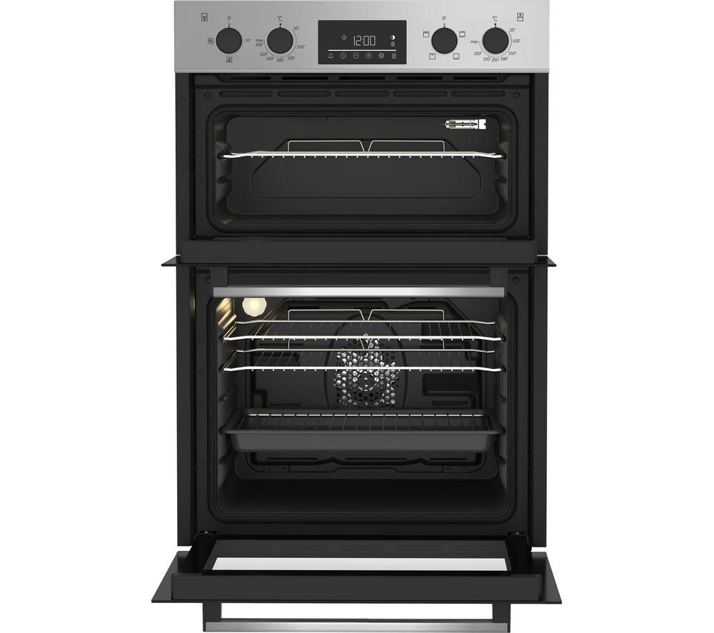 BEKO Pro RecycledNet BBXDF22300S Electric Double Oven - Silver image number 4 of 8