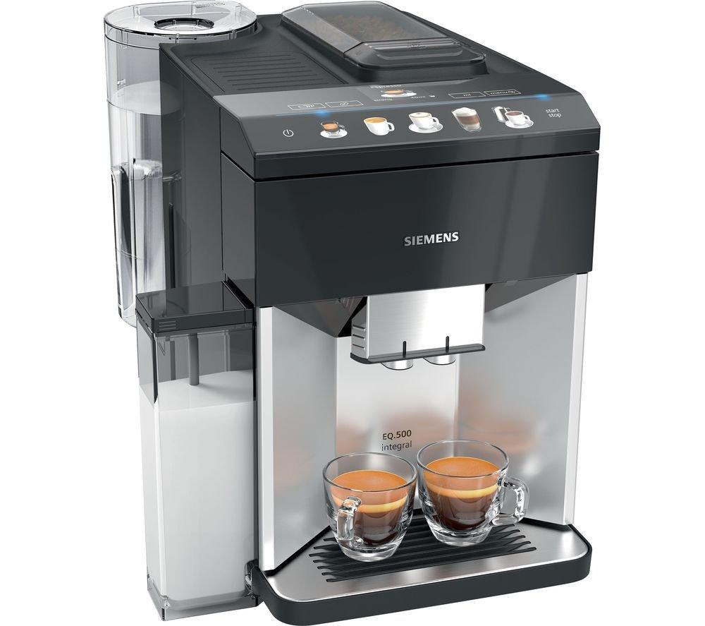 SIEMENS EQ.500 TQ503GB1 Bean to Cup Coffee Machine - Silver