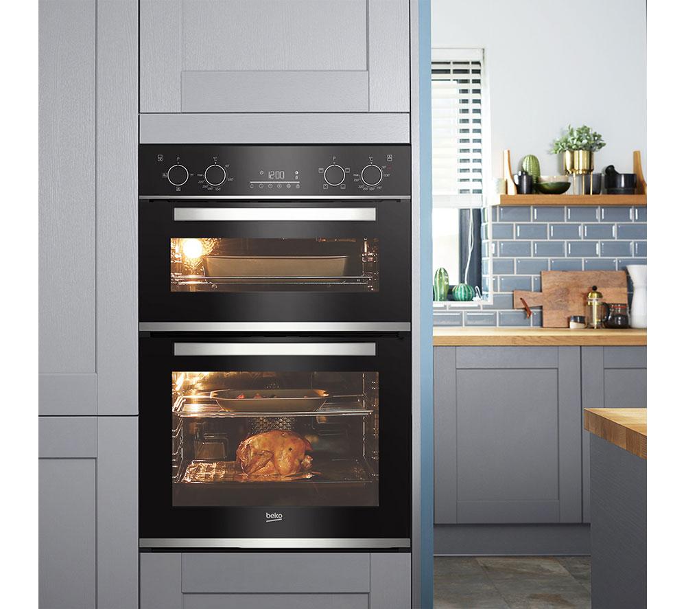 BEKO Pro RecycledNet BBXDF25300X Electric Double Oven - Stainless Steel image number 9 of 13
