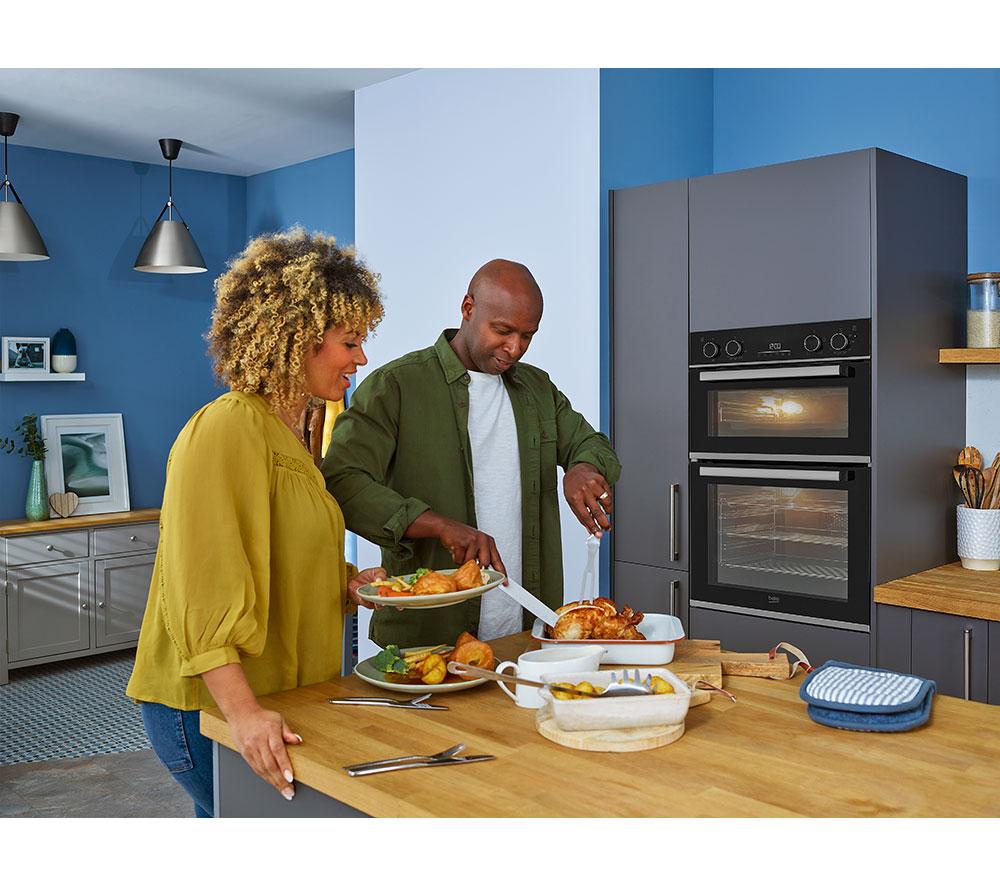BEKO Pro RecycledNet BBXDF25300X Electric Double Oven - Stainless Steel image number 10 of 13