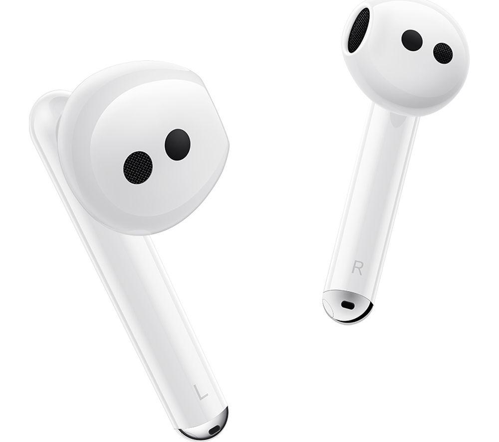 HUAWEI Freebuds 4 Wireless Noise-Cancelling Earphones & Band 6 Bundle - White & Black image number 3 of 9