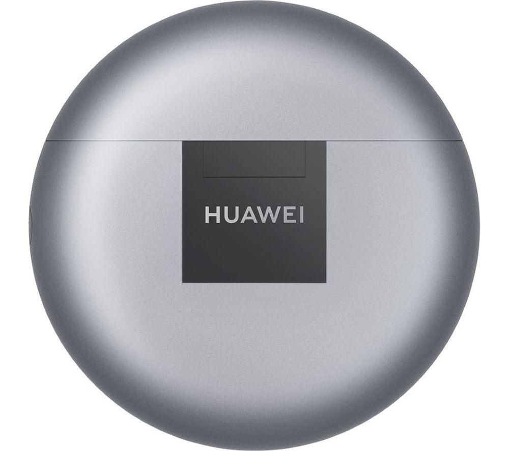 HUAWEI Freebuds 4 Wireless Noise-Cancelling Earphones & Band 6 Bundle - Silver & Black image number 2 of 17