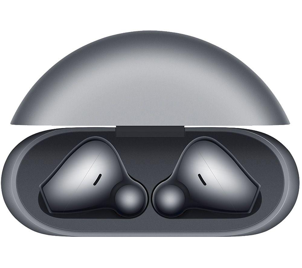 HUAWEI Freebuds 4 Wireless Noise-Cancelling Earphones & Band 6 Bundle - Silver & Black image number 12 of 17