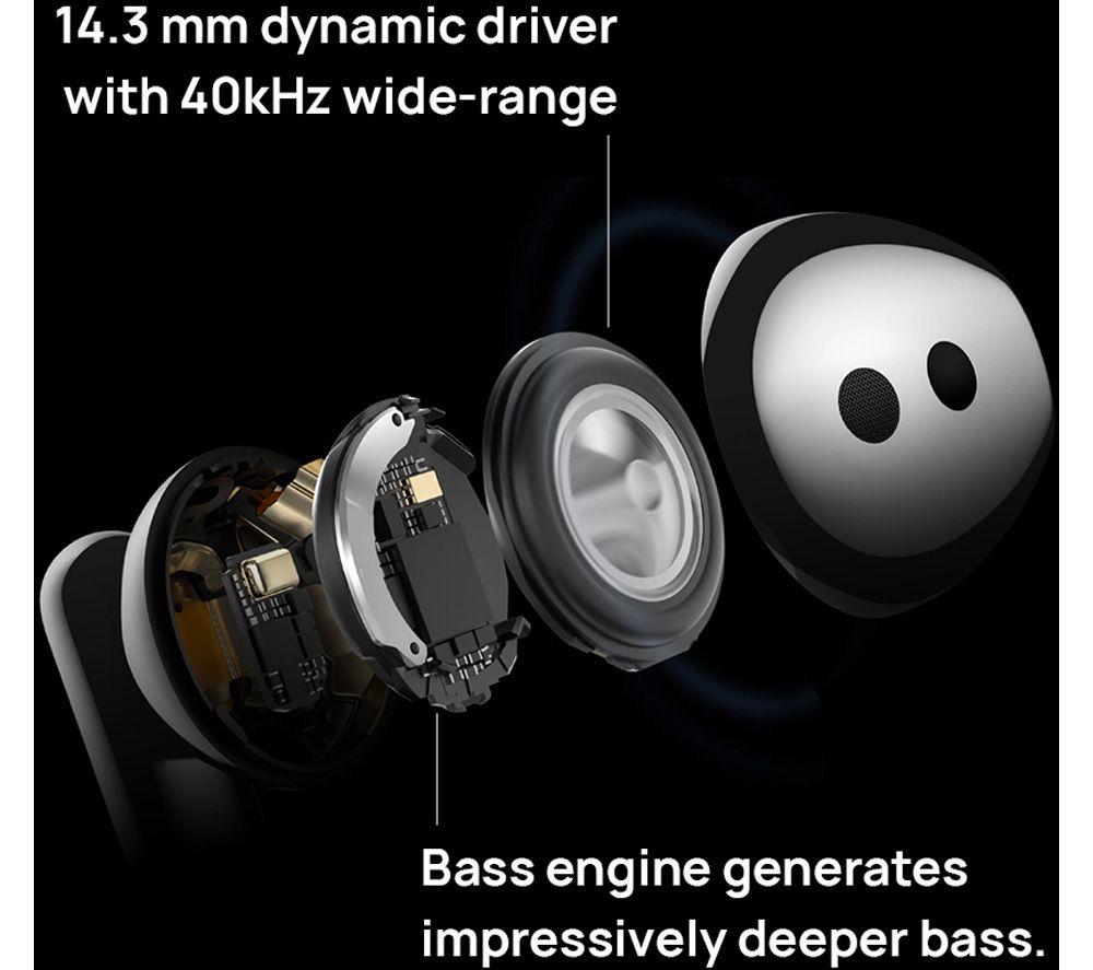 HUAWEI Freebuds 4 Wireless Noise-Cancelling Earphones & Band 6 Bundle - Silver & Black image number 14 of 17