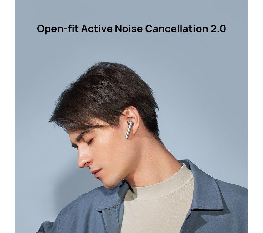 HUAWEI Freebuds 4 Wireless Noise-Cancelling Earphones & Band 6 Bundle - Silver & Black image number 15 of 17